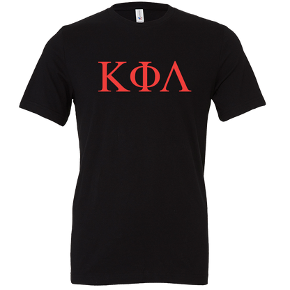 Kappa Phi Lambda Lettered Short Sleeve T-Shirts