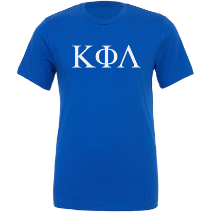 Kappa Phi Lambda Lettered Short Sleeve T-Shirts