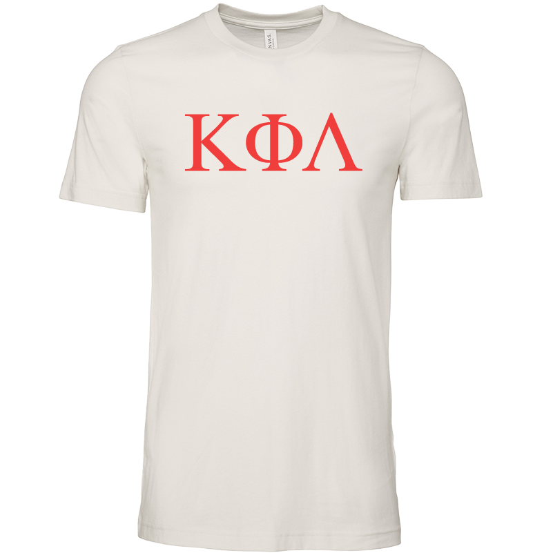 Kappa Phi Lambda Lettered Short Sleeve T-Shirts