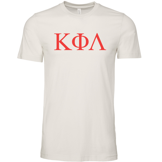 Kappa Phi Lambda Lettered Short Sleeve T-Shirts