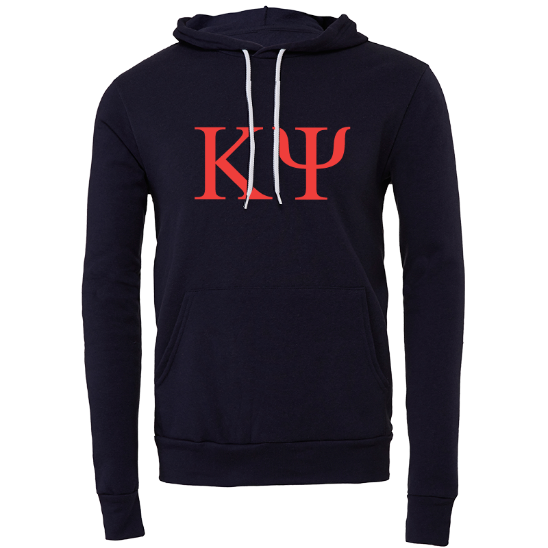 Kappa Psi Lettered Hooded Sweatshirts