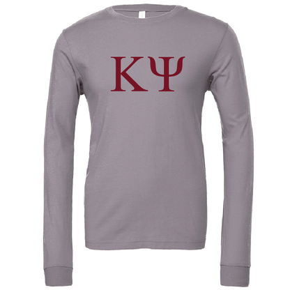 Kappa Psi Lettered Long Sleeve T-Shirts