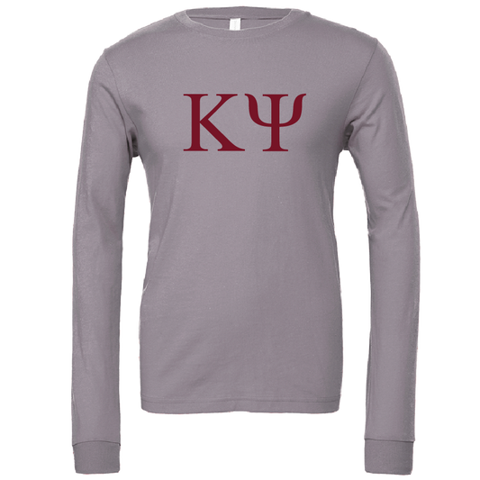 Kappa Psi Lettered Long Sleeve T-Shirts