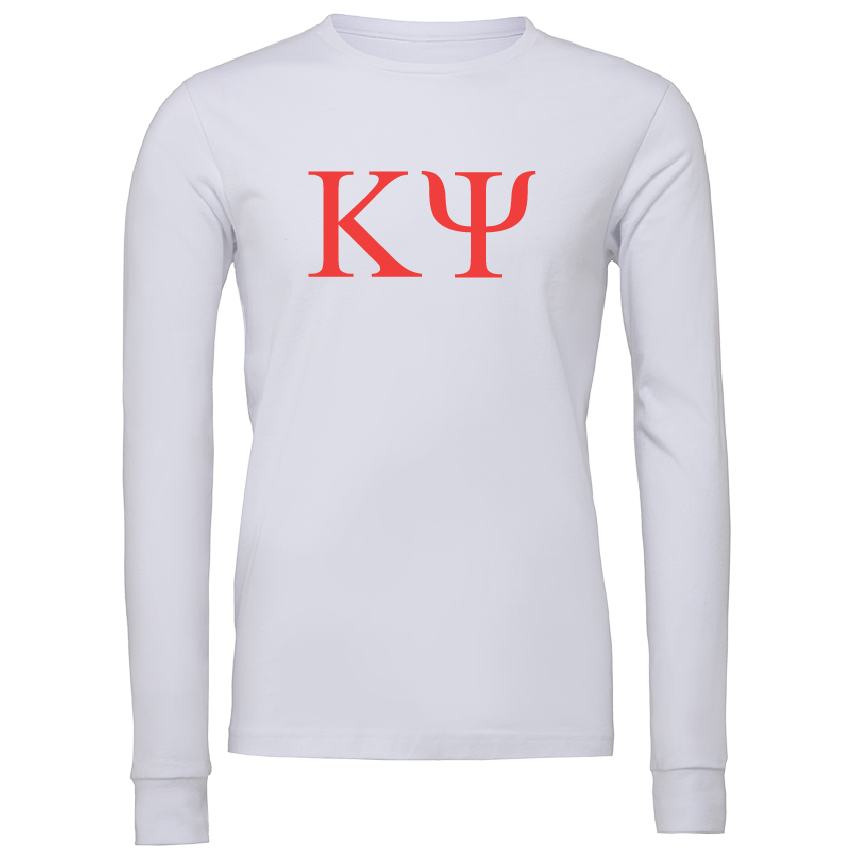 Kappa Psi Lettered Long Sleeve T-Shirts