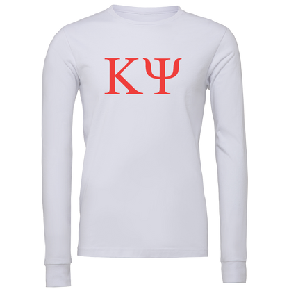 Kappa Psi Lettered Long Sleeve T-Shirts