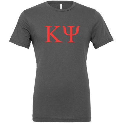 Kappa Psi Lettered Short Sleeve T-Shirts