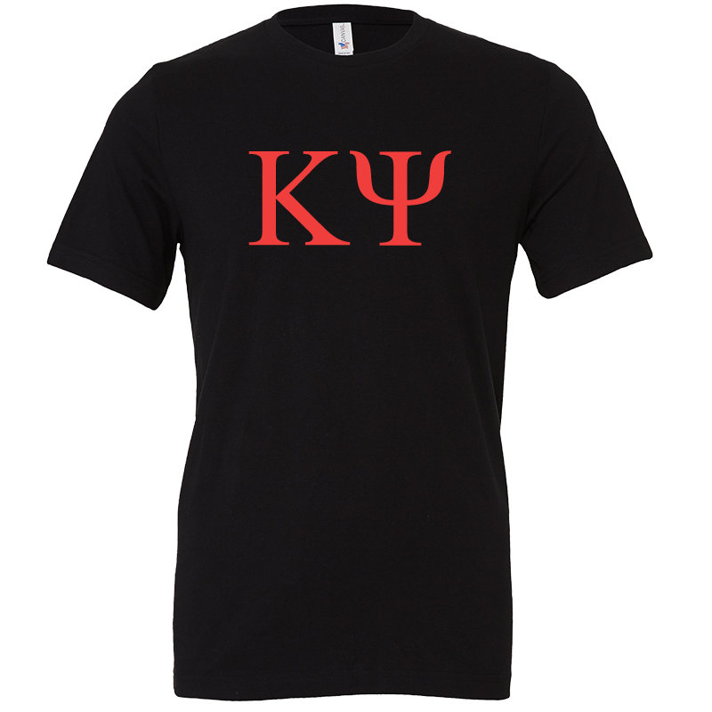 Kappa Psi Lettered Short Sleeve T-Shirts