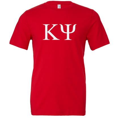 Kappa Psi Lettered Short Sleeve T-Shirts