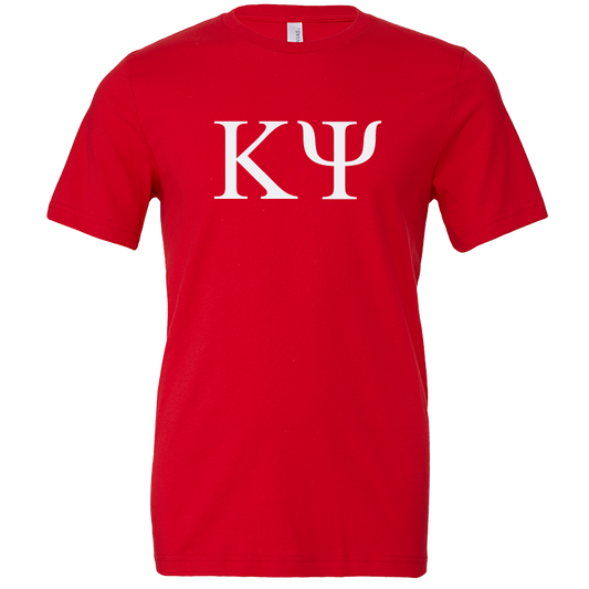 Kappa Psi Lettered Short Sleeve T-Shirts