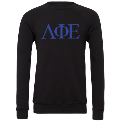 Lambda Phi Epsilon Lettered Crewneck Sweatshirts