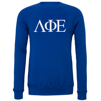 Lambda Phi Epsilon Lettered Crewneck Sweatshirts