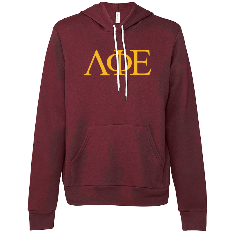 Lambda Phi Epsilon Lettered Hooded Sweatshirts