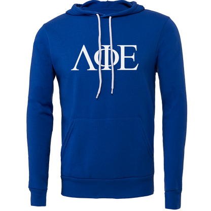 Lambda Phi Epsilon Lettered Hooded Sweatshirts