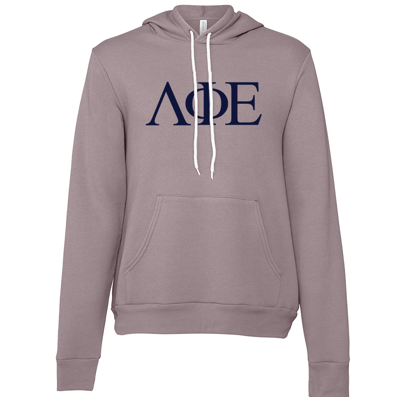 Lambda Phi Epsilon Lettered Hooded Sweatshirts