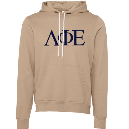 Lambda Phi Epsilon Lettered Hooded Sweatshirts