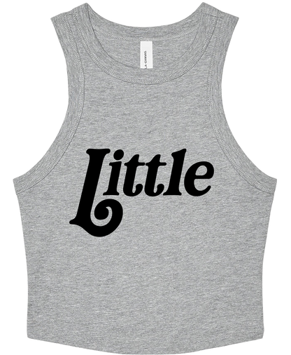 Big/Little Spangled Cropped Tank Tops