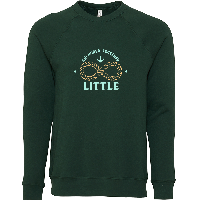 Nautical Big/Little Embroidered Crewnecks