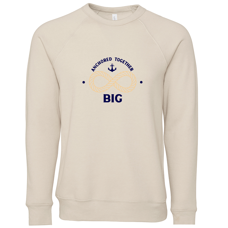 Nautical Big/Little Embroidered Crewnecks
