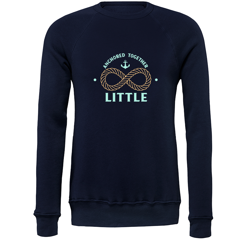 Nautical Big/Little Embroidered Crewnecks