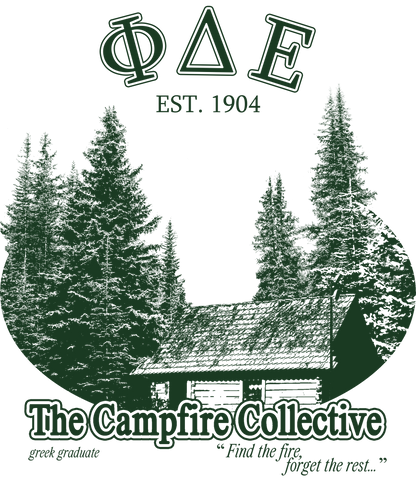 Phi Delta Epsilon Forest Graphic T-Shirt
