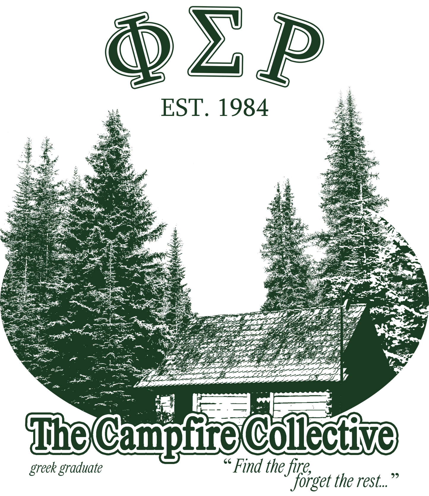 Phi Sigma Rho Forest Graphic T-Shirt