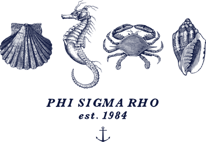 Phi Sigma Rho Nautical Graphic Crewnecks