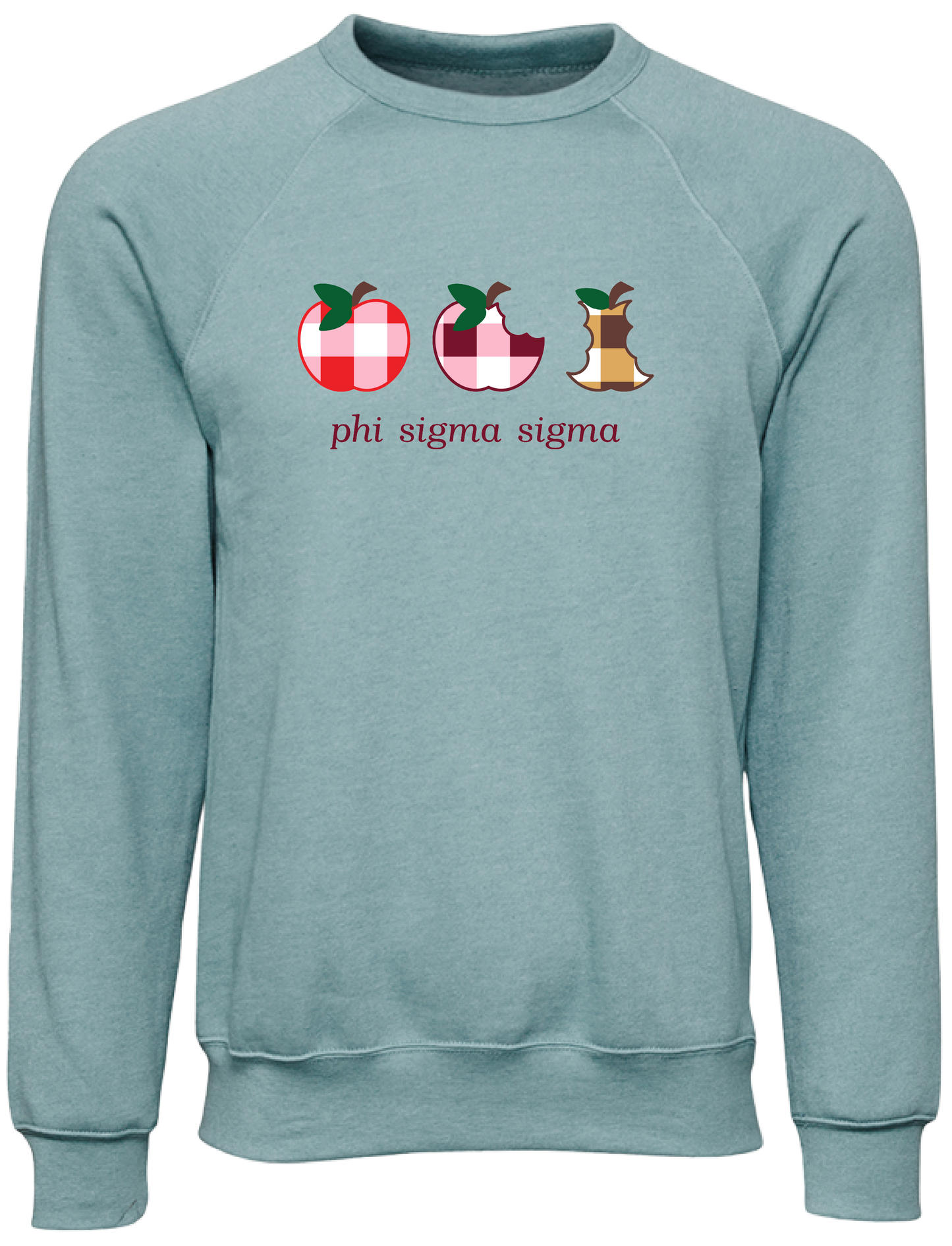 Phi Sigma Sigma Apple Evolution Crewneck