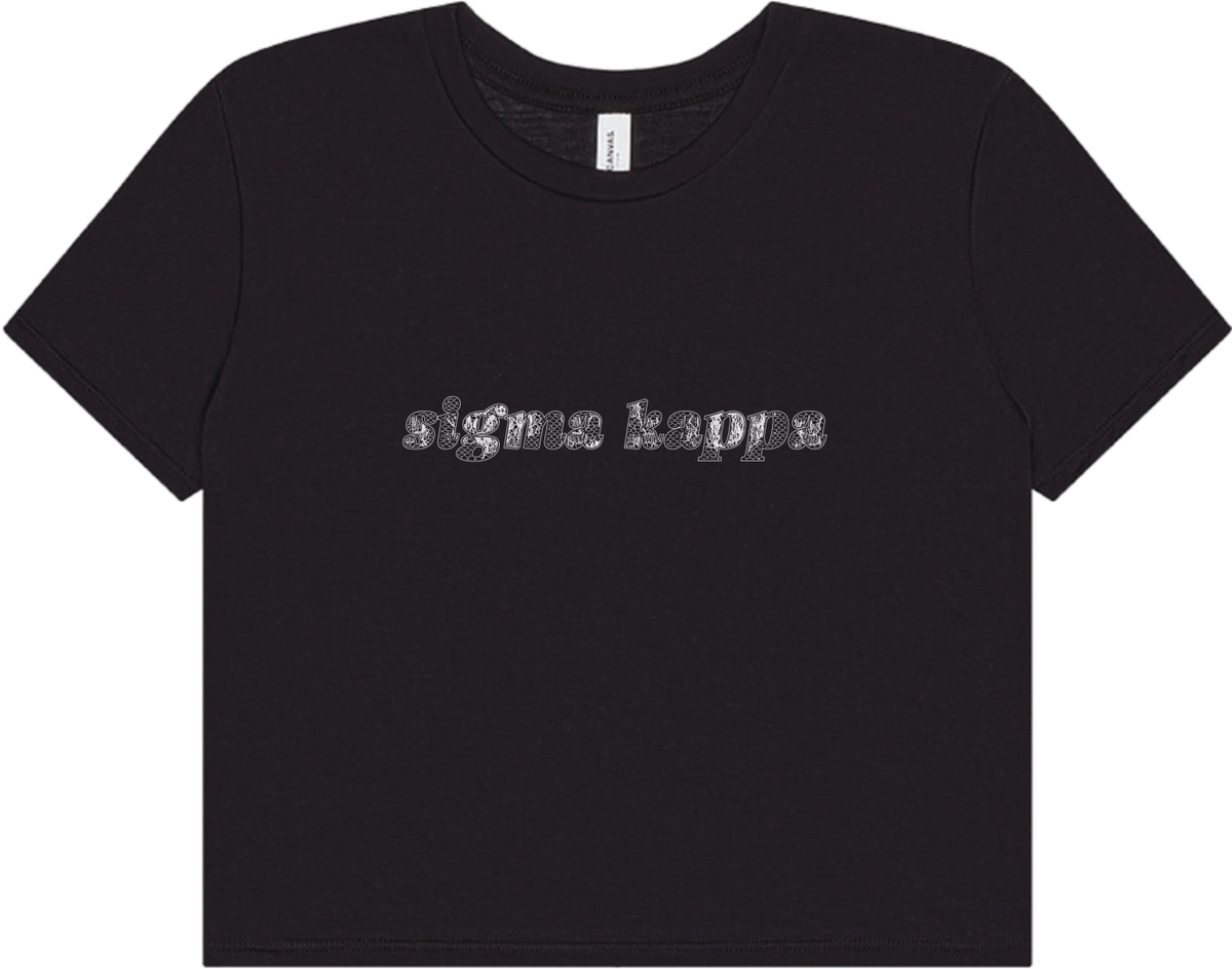 sigma kappa black tee