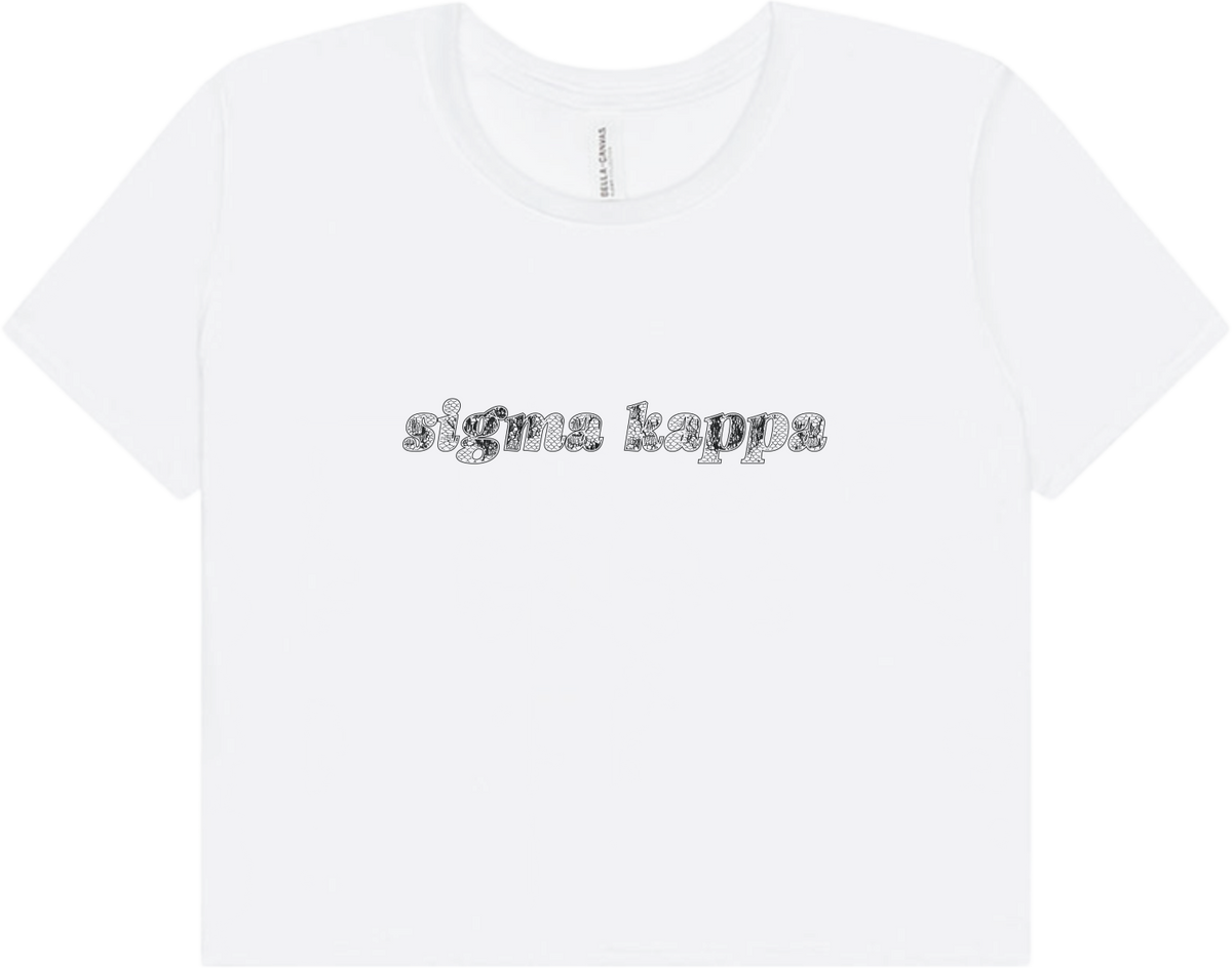 sigma kappa white tee