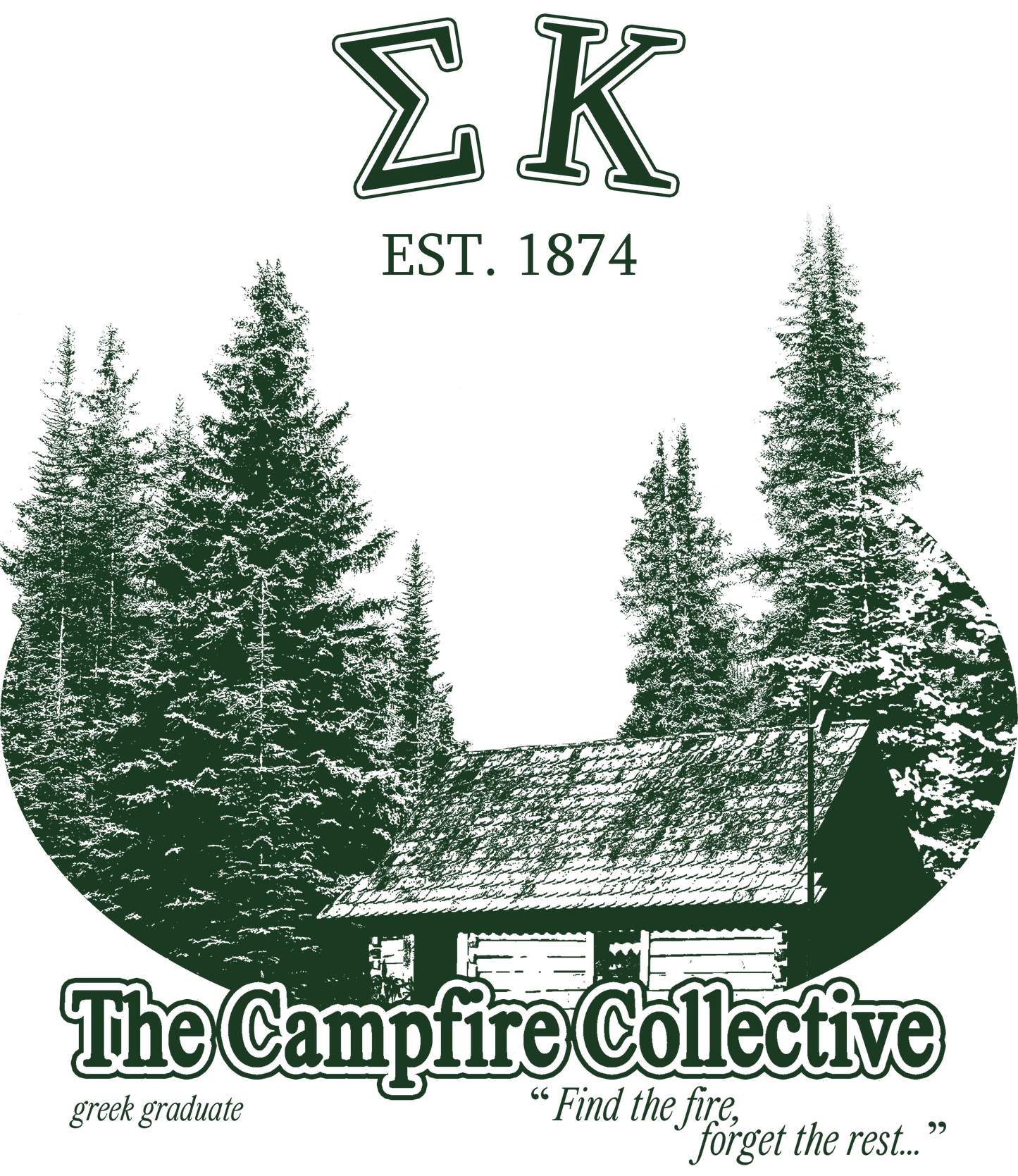 Sigma Kappa Forest Graphic T-Shirt