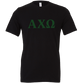 Alpha Chi Omega Lettered Short Sleeve T-Shirts
