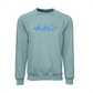 Alpha Delta Pi Applique Letters Crewneck Sweatshirt