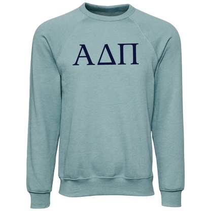 Alpha Delta Pi Lettered Crewneck Sweatshirts