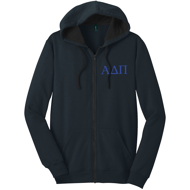 Alpha Delta Pi Zip-Up Hooded Sweatshirts