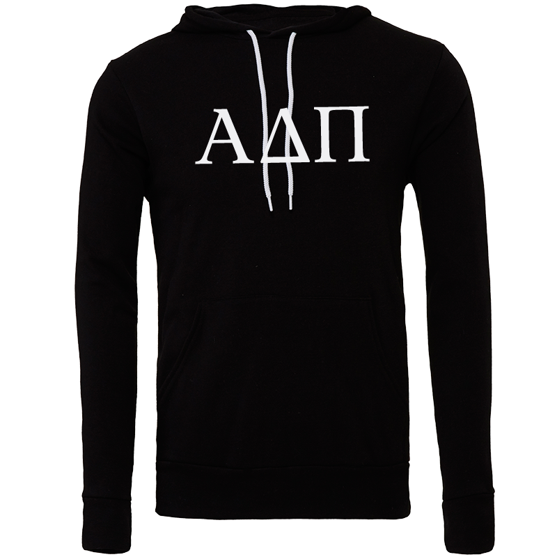 Alpha Delta Pi Lettered Hooded Sweatshirts