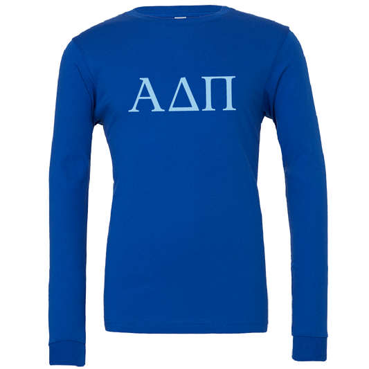 Alpha Delta Pi Lettered Long Sleeve T-Shirts