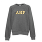 Alpha Eta Rho Applique Letters Crewneck Sweatshirt