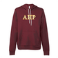 Alpha Eta Rho Applique Letters Hooded Sweatshirt