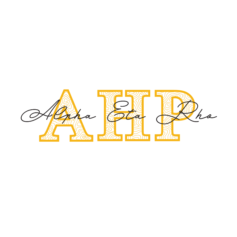 Alpha Eta Rho Applique Letters Crewneck Sweatshirt