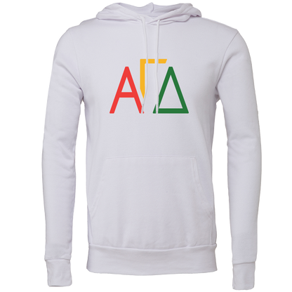 Alpha Gamma Delta Lettered Hooded Sweatshirts