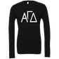 Alpha Gamma Delta Lettered Long Sleeve T-Shirts