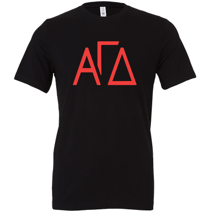 Alpha Gamma Delta Lettered Short Sleeve T-Shirts