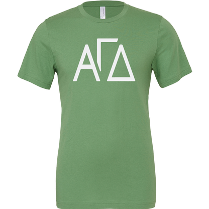 Alpha Gamma Delta Lettered Short Sleeve T-Shirts