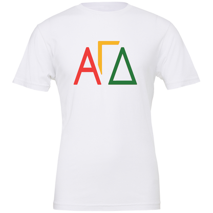 Alpha Gamma Delta Lettered Short Sleeve T-Shirts