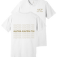 Alpha Kappa Psi Repeating Name Short Sleeve T-Shirts