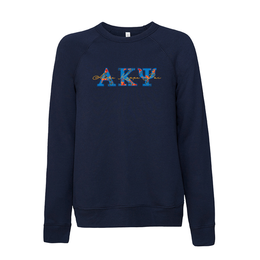 Alpha Kappa Psi Applique Letters Crewneck Sweatshirt