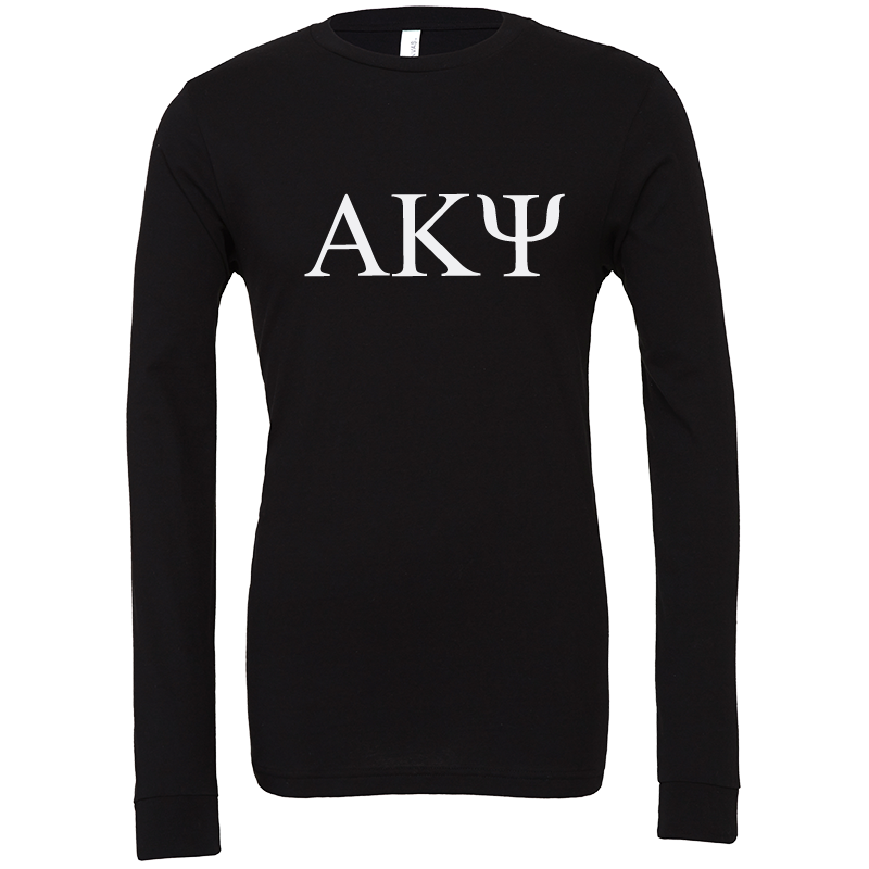 Alpha Kappa Psi Lettered Long Sleeve T-Shirts