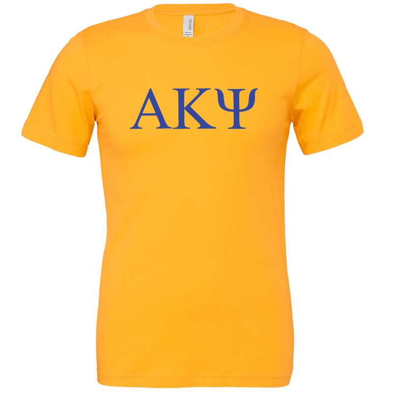 Alpha Kappa Psi Lettered Short Sleeve T-Shirts