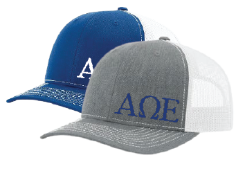 Alpha Omega Epsilon Hats Greek Graduate