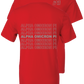 Alpha Omicron Pi Repeating Name Short Sleeve T-Shirts